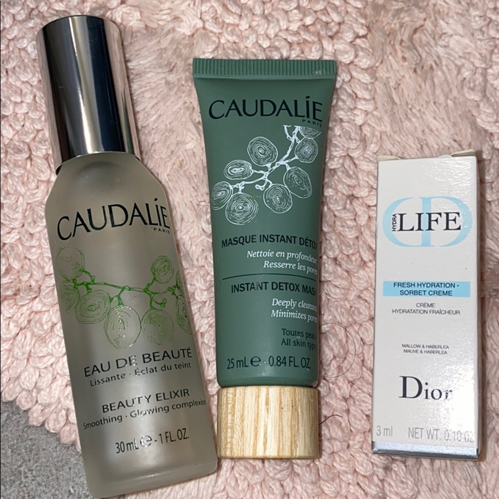 Caudalíe face elixir & detox mask